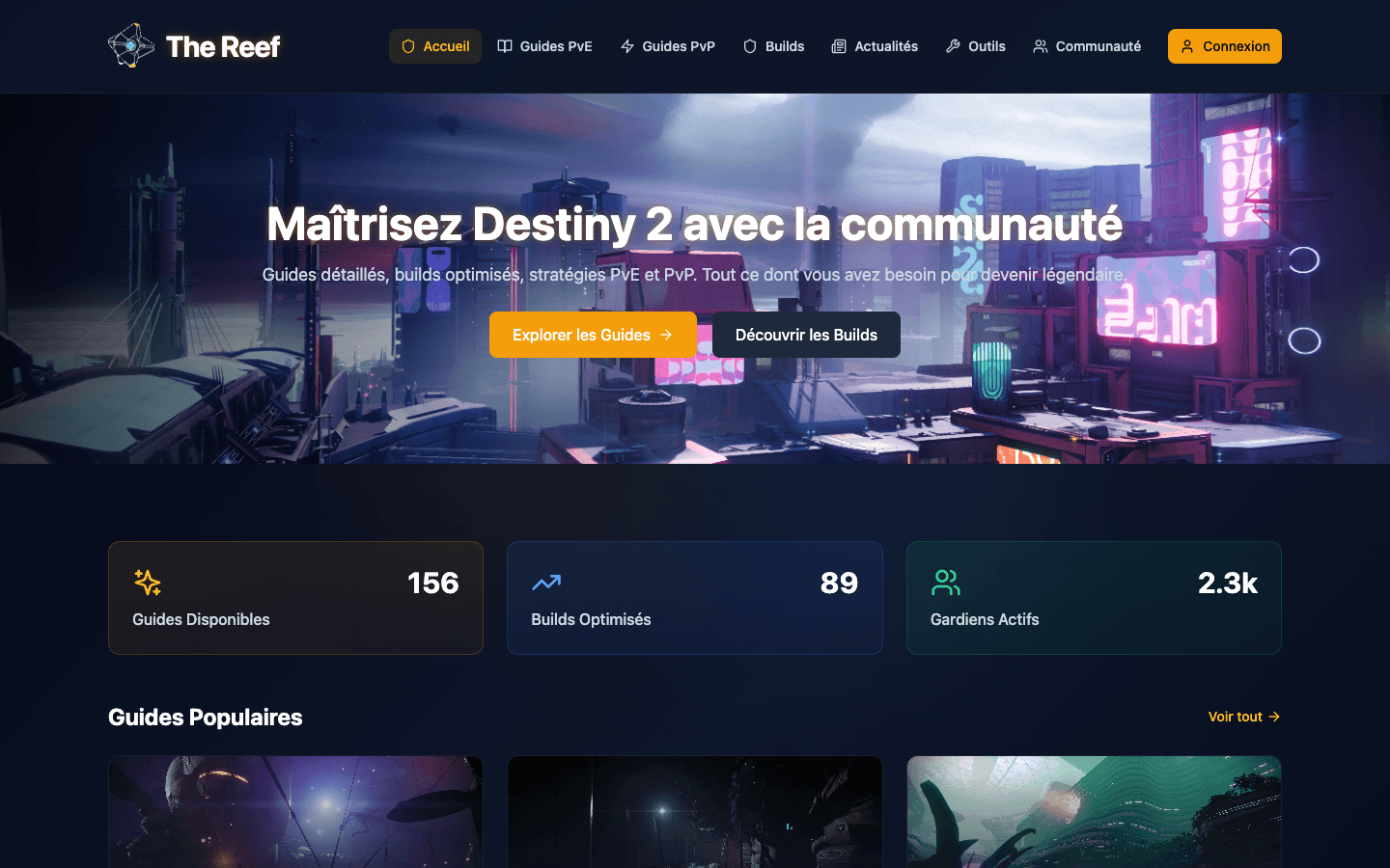 Aperçu Destiny Hub