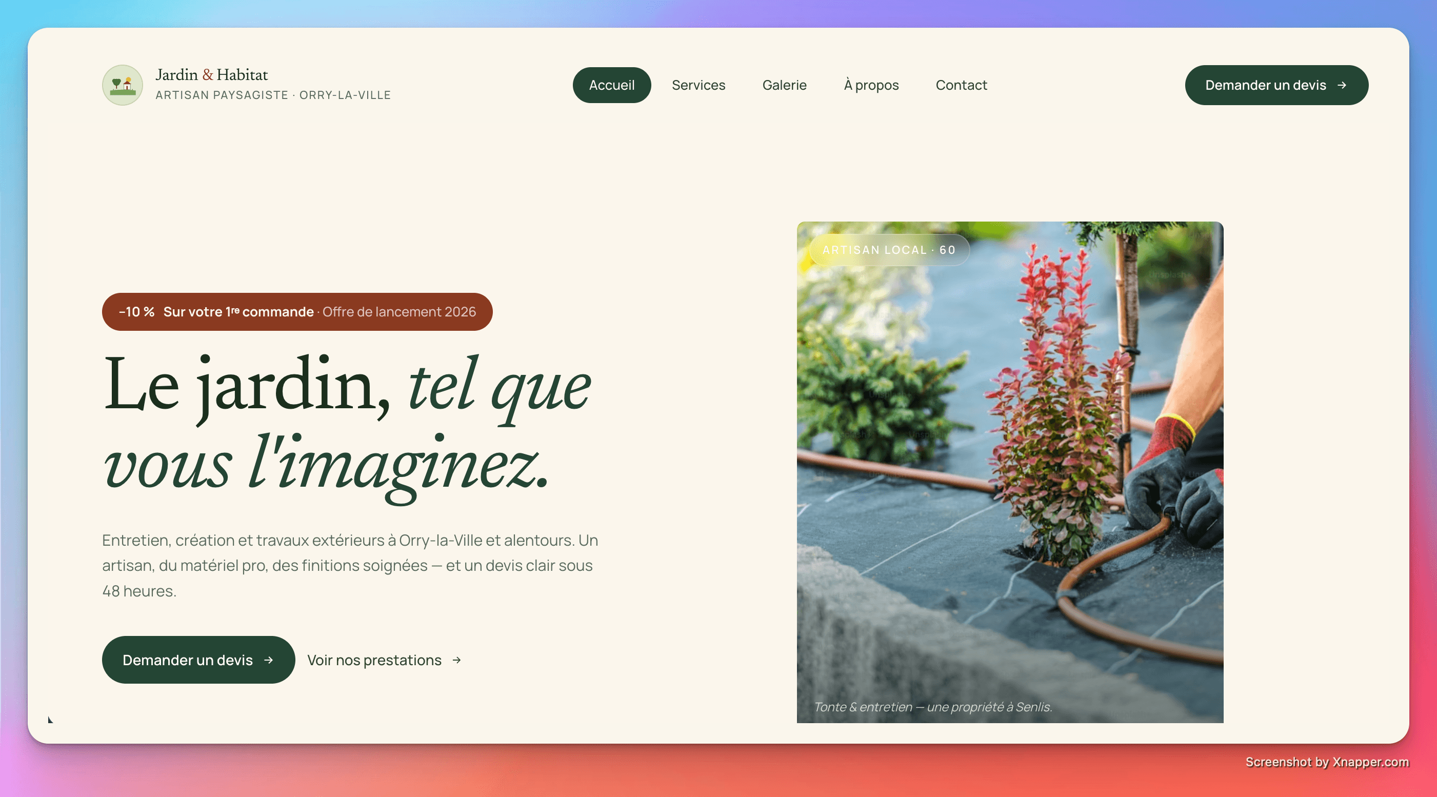 Aperçu Jardins et Habitats