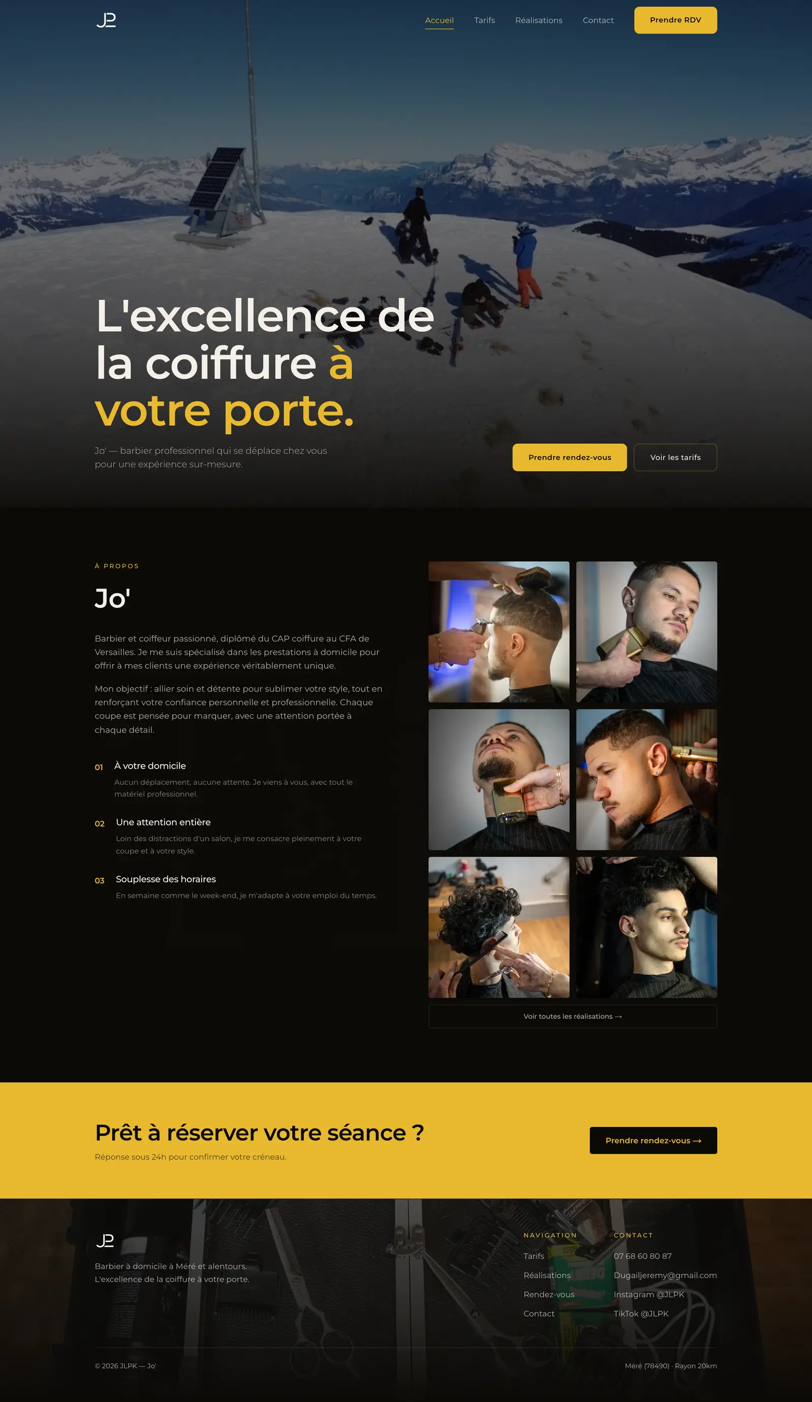Site JLPK réalisé par Studio Margelle
